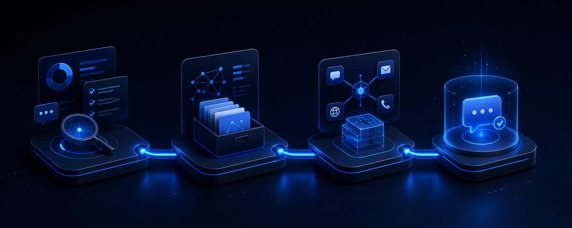 Hubi two week AI support agent launch workflow