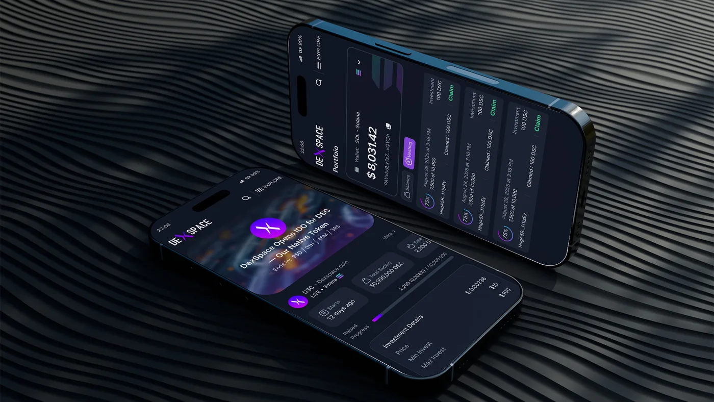 DexSpace interface from the project portfolio