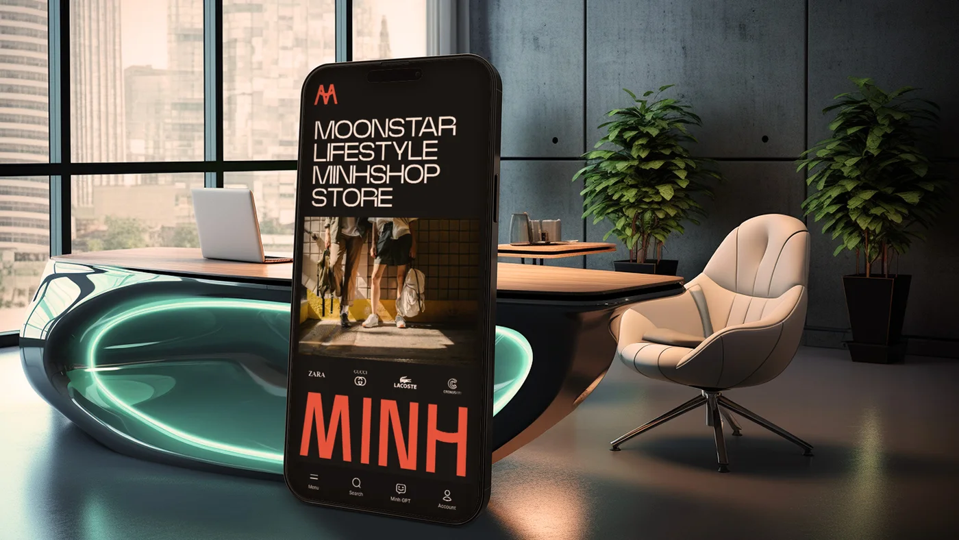 Minhshop on mobile
